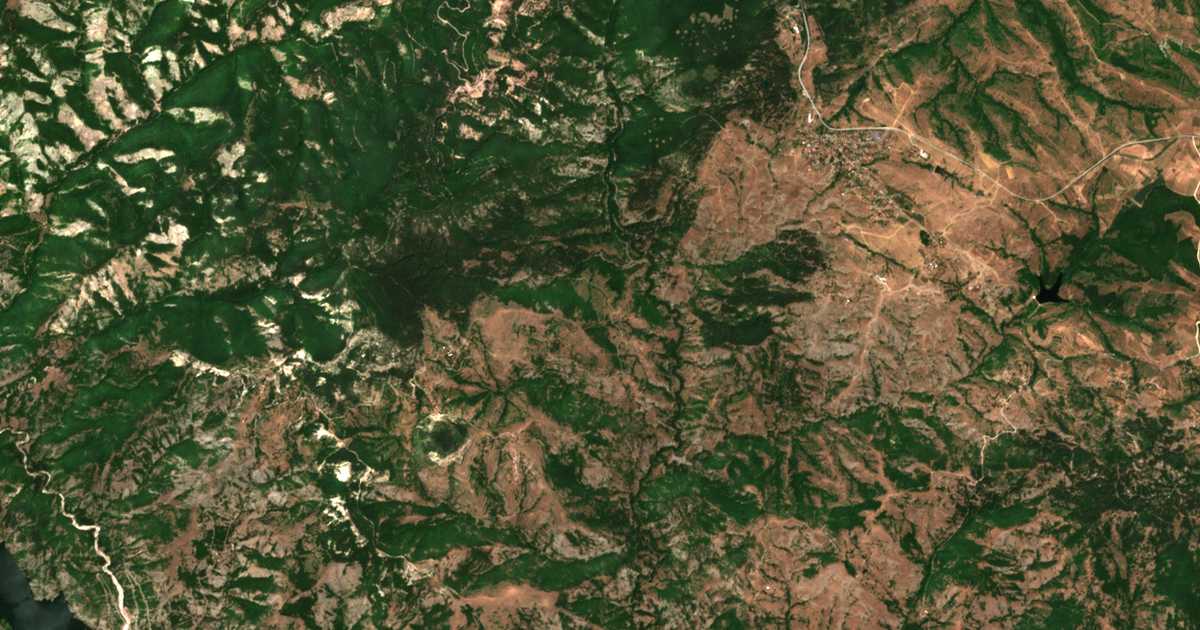 Carte satellite de Sredska