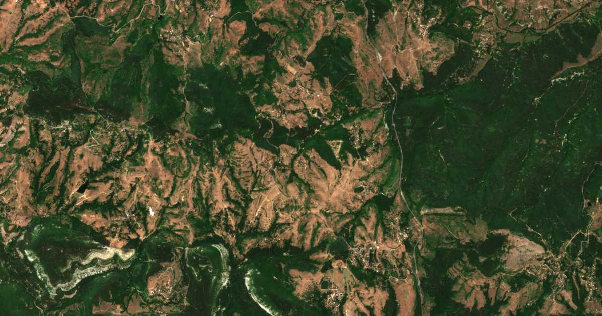 Carte satellite de Versko