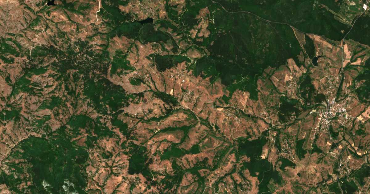 Carte satellite de Vodach