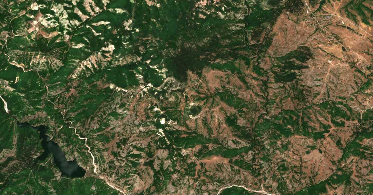 Carte satellite de Zhenda