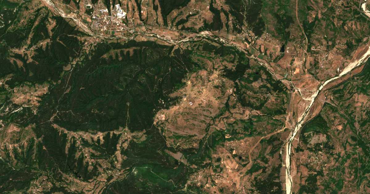 Carte satellite de Dushinkovo