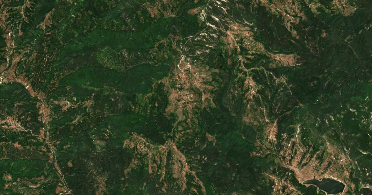 Carte satellite de General Geshevo