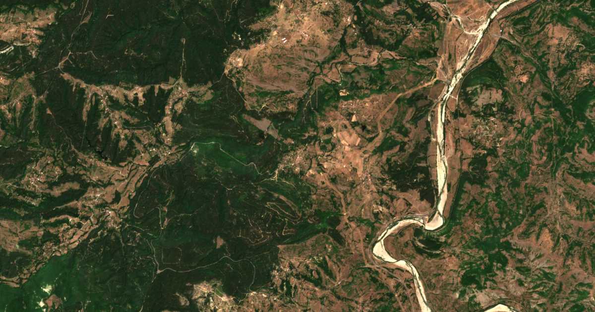 Carte satellite de Iliysko