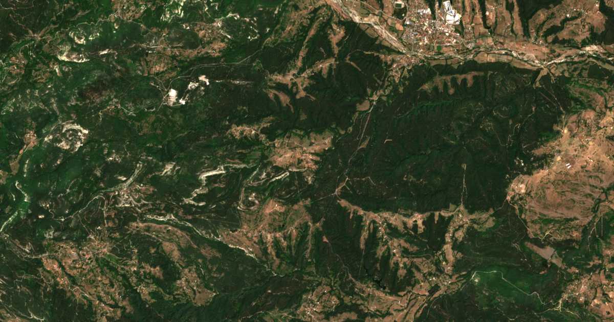 Carte satellite de Kazatsite