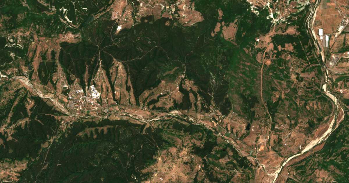 Carte satellite de Podvrah