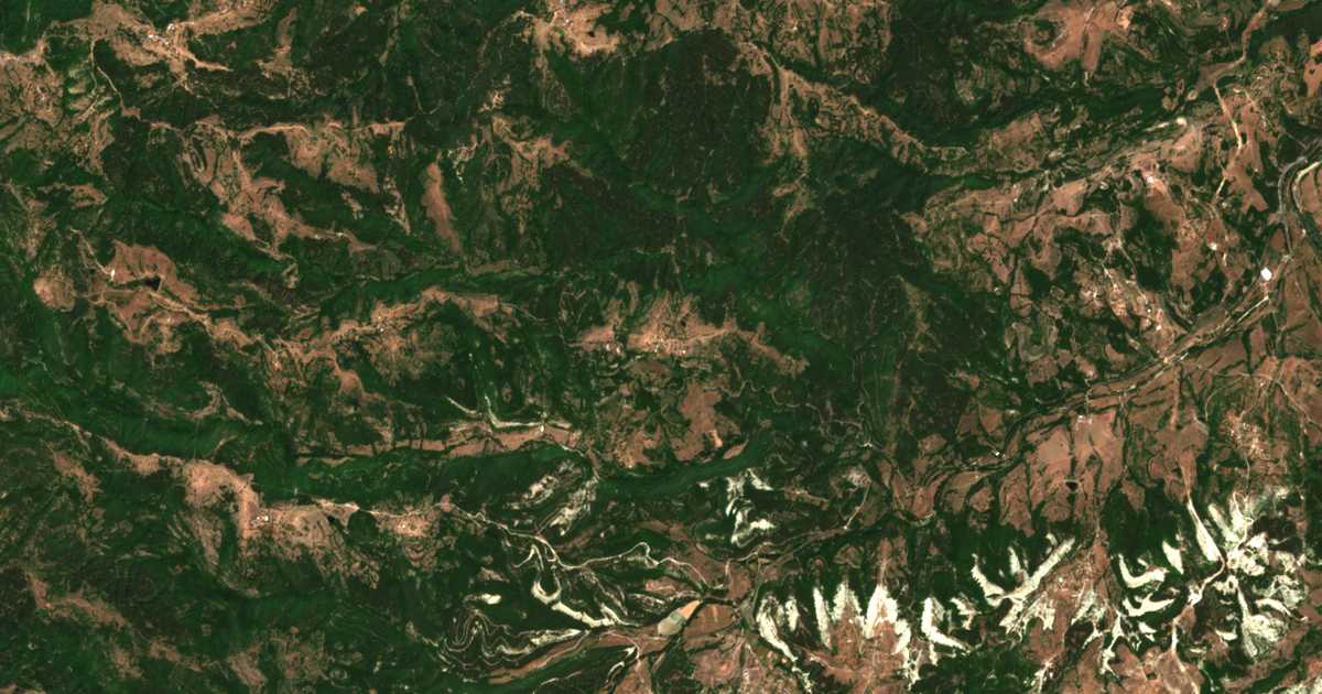 Carte satellite de Rut