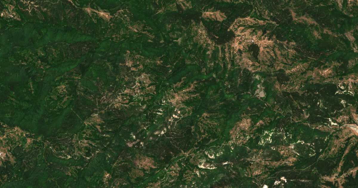 Carte satellite de Shterna