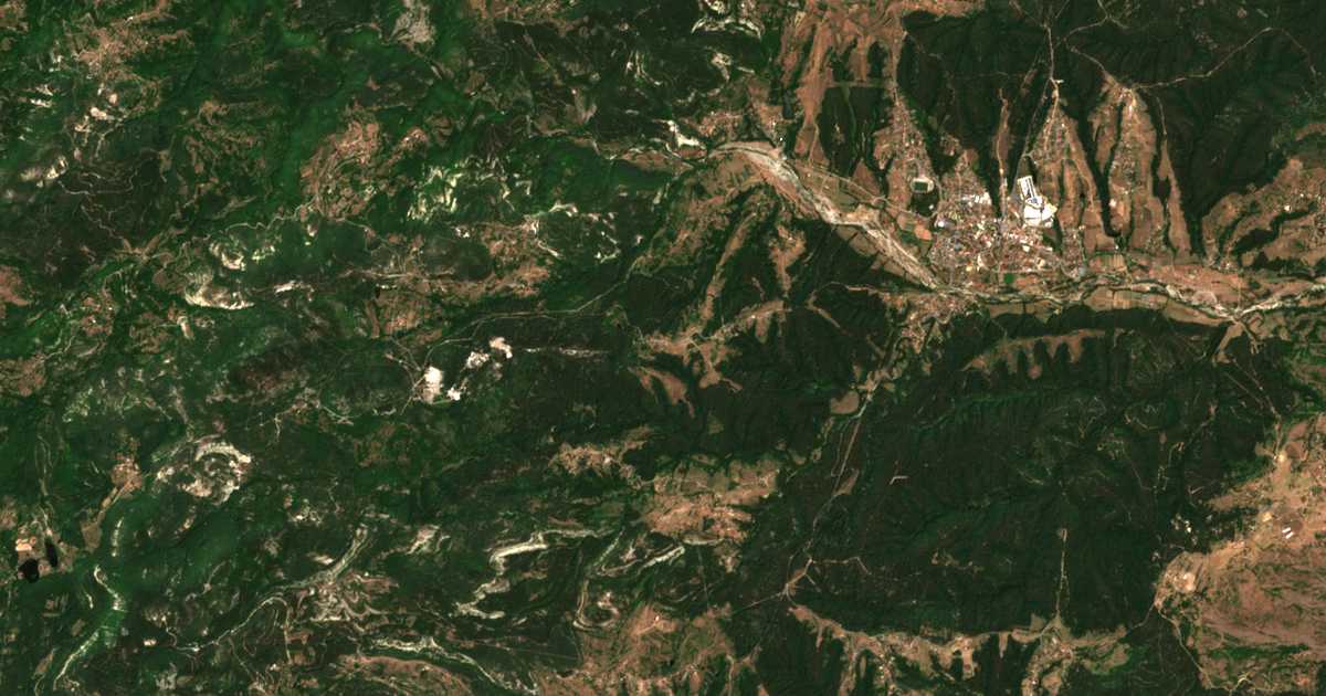 Carte satellite de Telcharka
