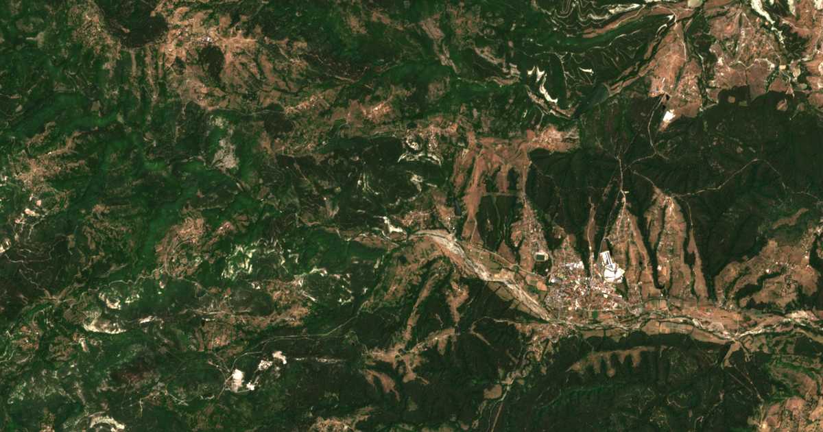Carte satellite de Tyutyunche