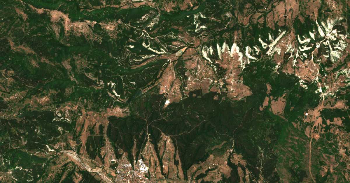 Carte satellite de Vulkovich