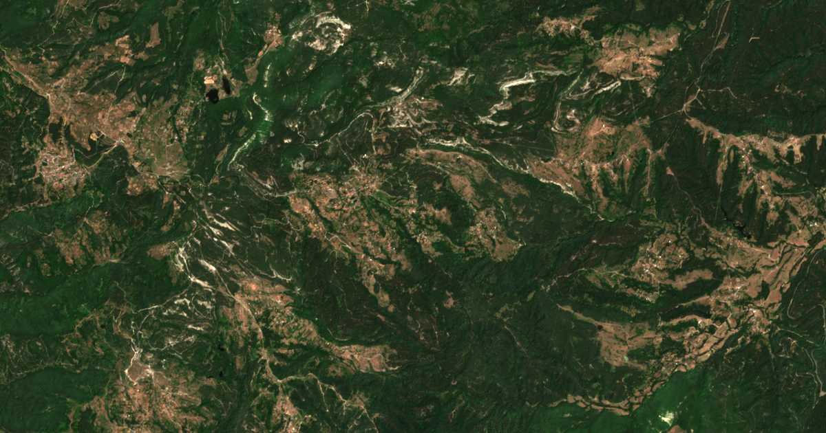 Carte satellite de Yamino