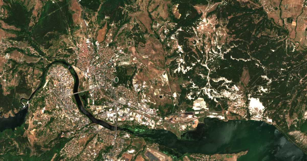 Carte satellite de Propast