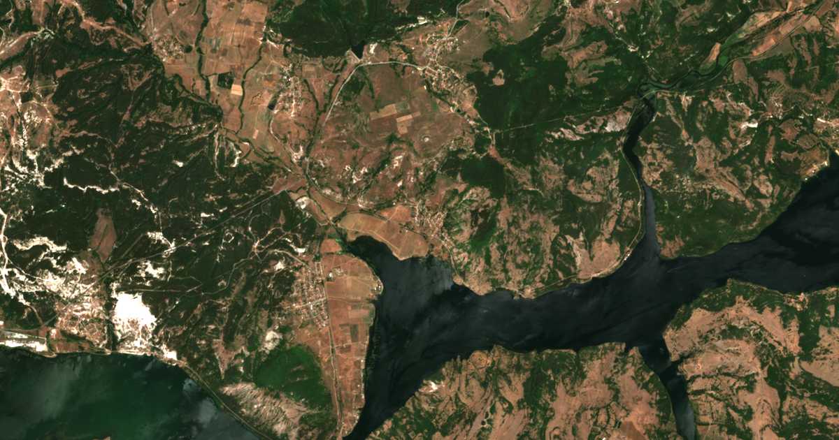 Carte satellite de Zvezdelina