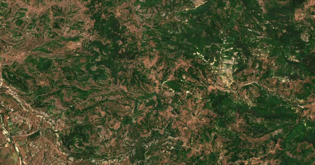 Carte satellite de Chavka