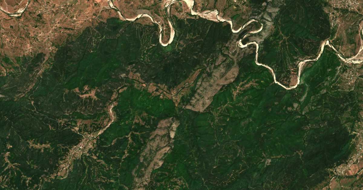 Carte satellite de Chichevo