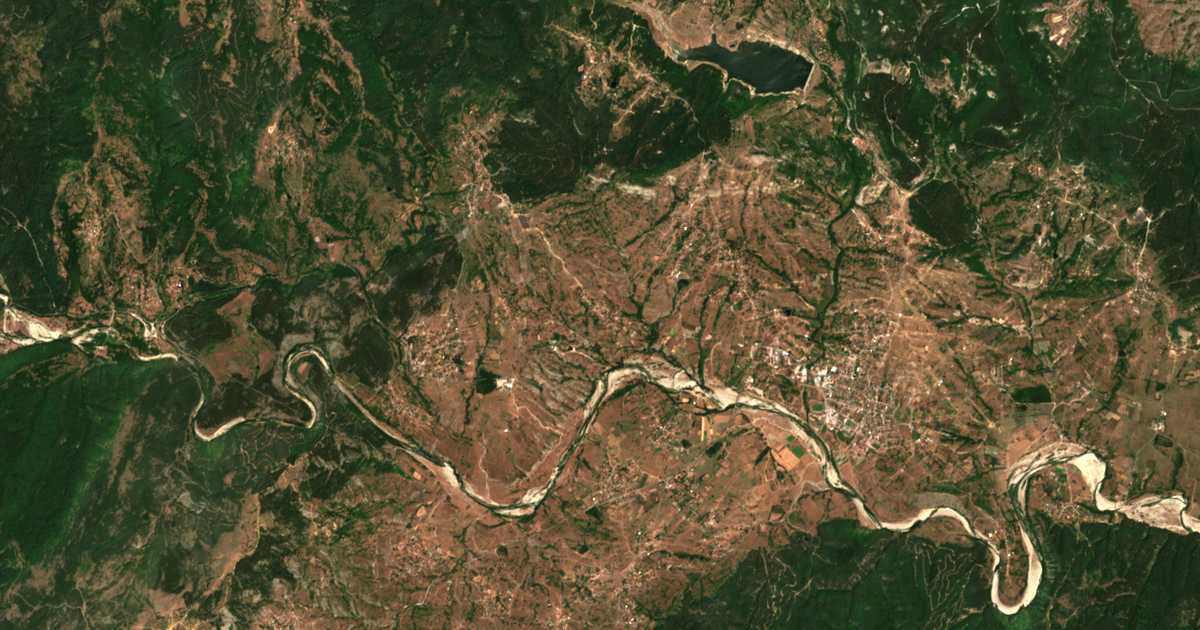 Carte satellite de Dedets