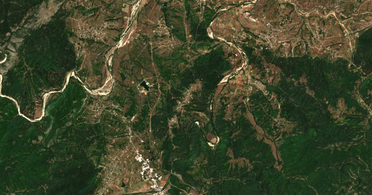 Carte satellite de Domishte