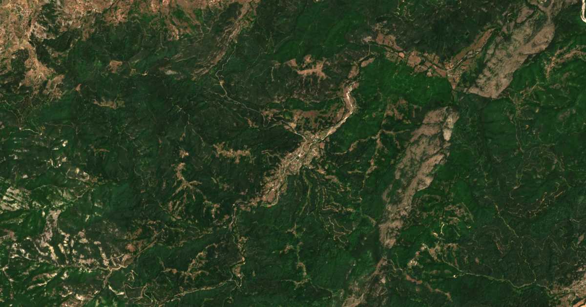 Carte satellite de Drangovo