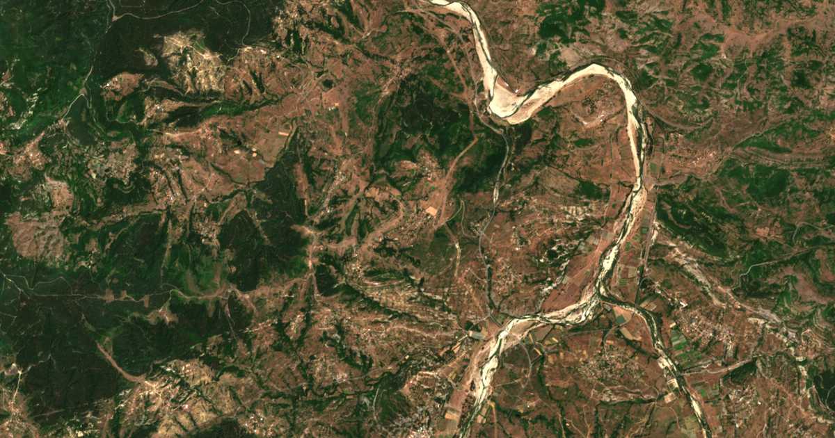 Carte satellite de Karchovsko