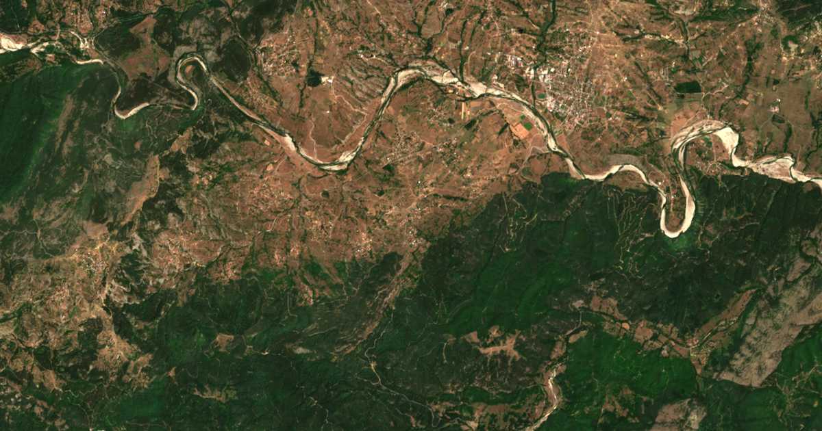 Carte satellite de Kitna