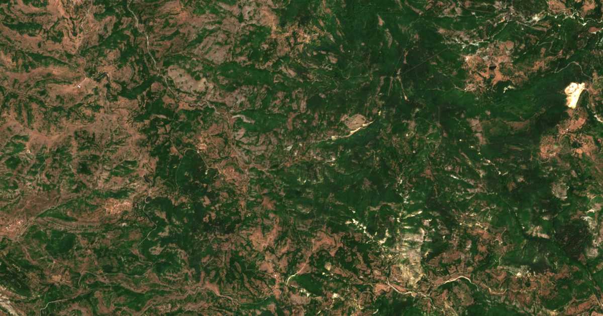 Carte satellite de Nane