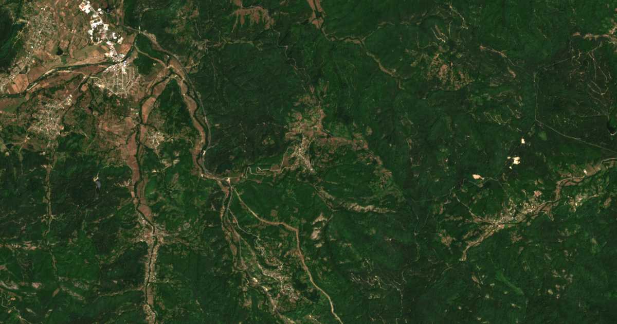 Carte satellite de Orlitsa