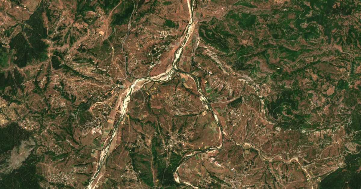 Carte satellite de Ostrovets