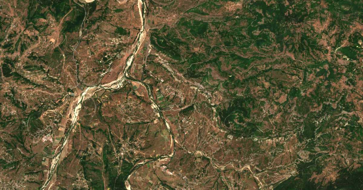 Carte satellite de Podkova