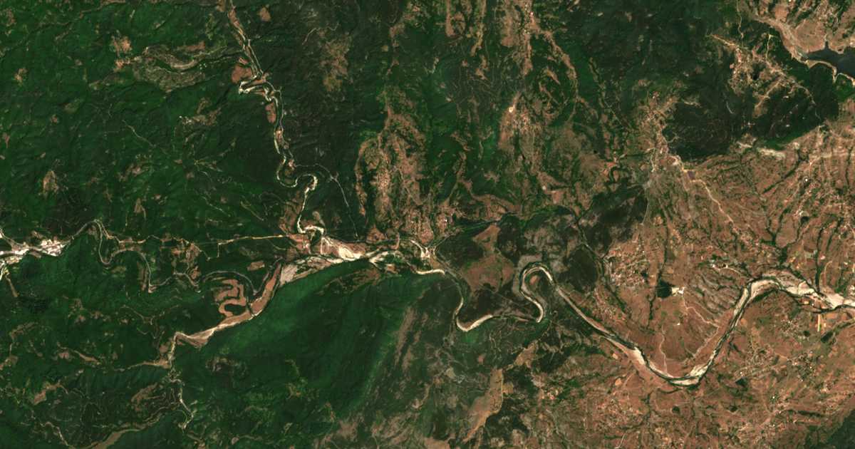 Carte satellite de Preseka