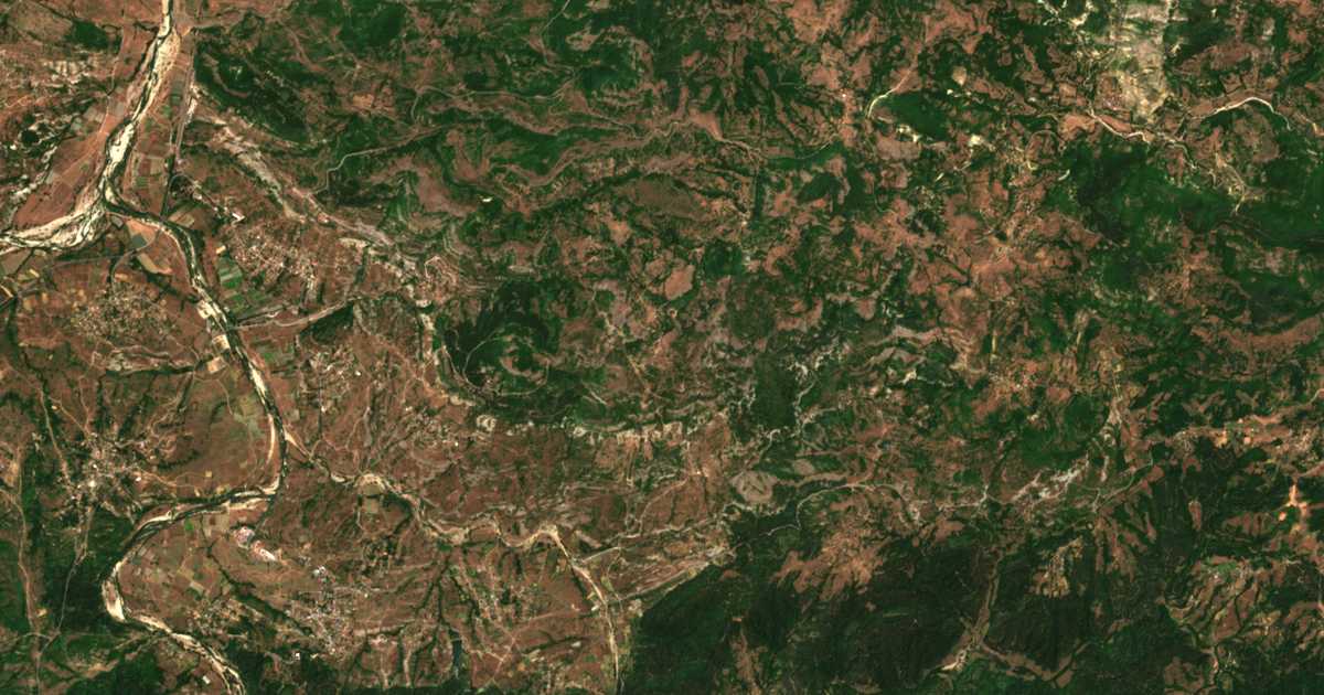Carte satellite de Sekirka