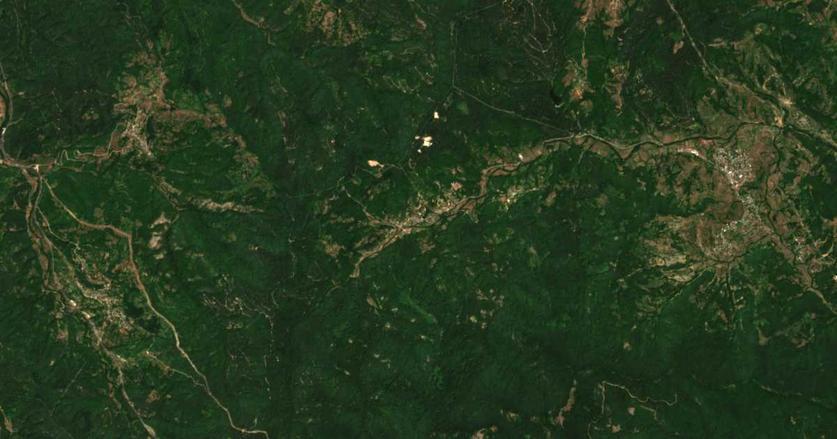 Carte satellite de Strizhba