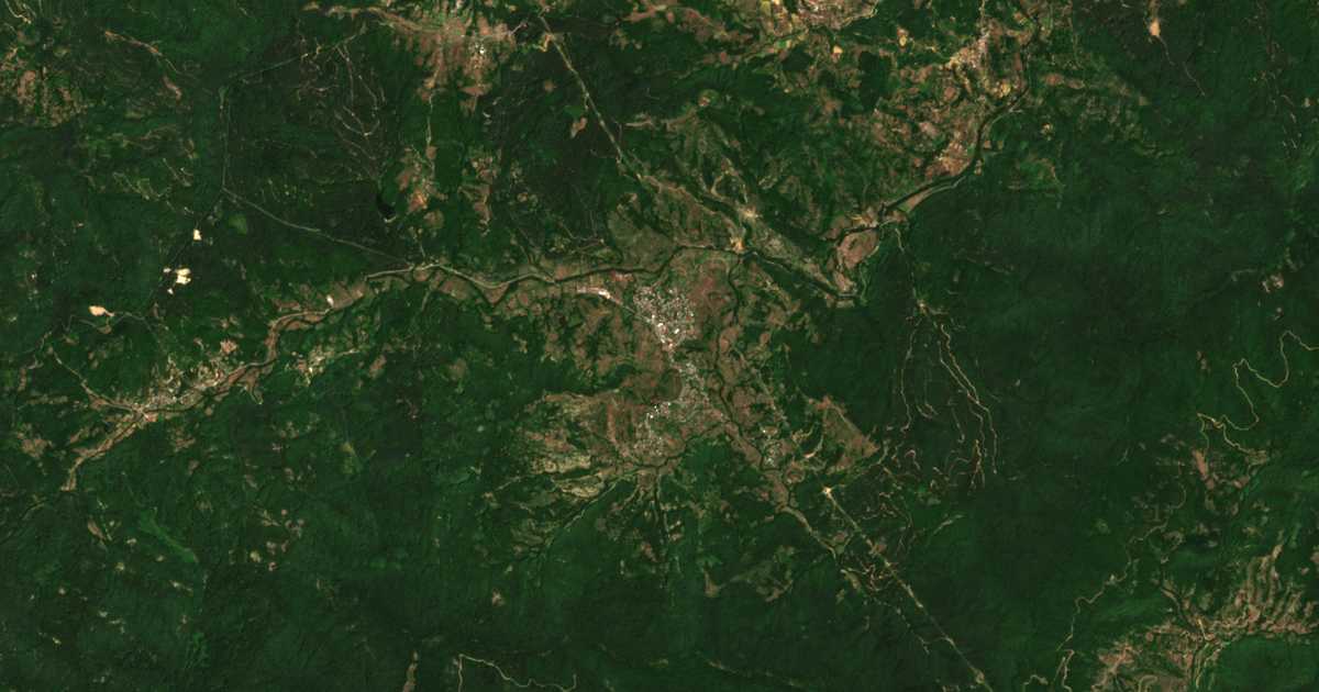 Carte satellite de Tihomir
