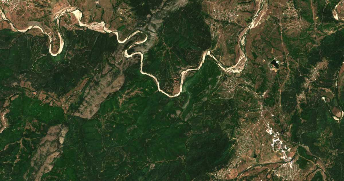 Carte satellite de Vurli dol