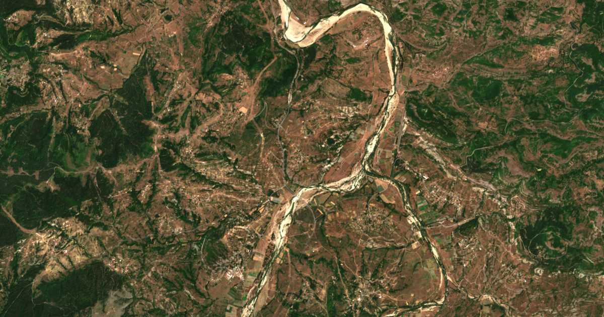 Carte satellite de Vurben