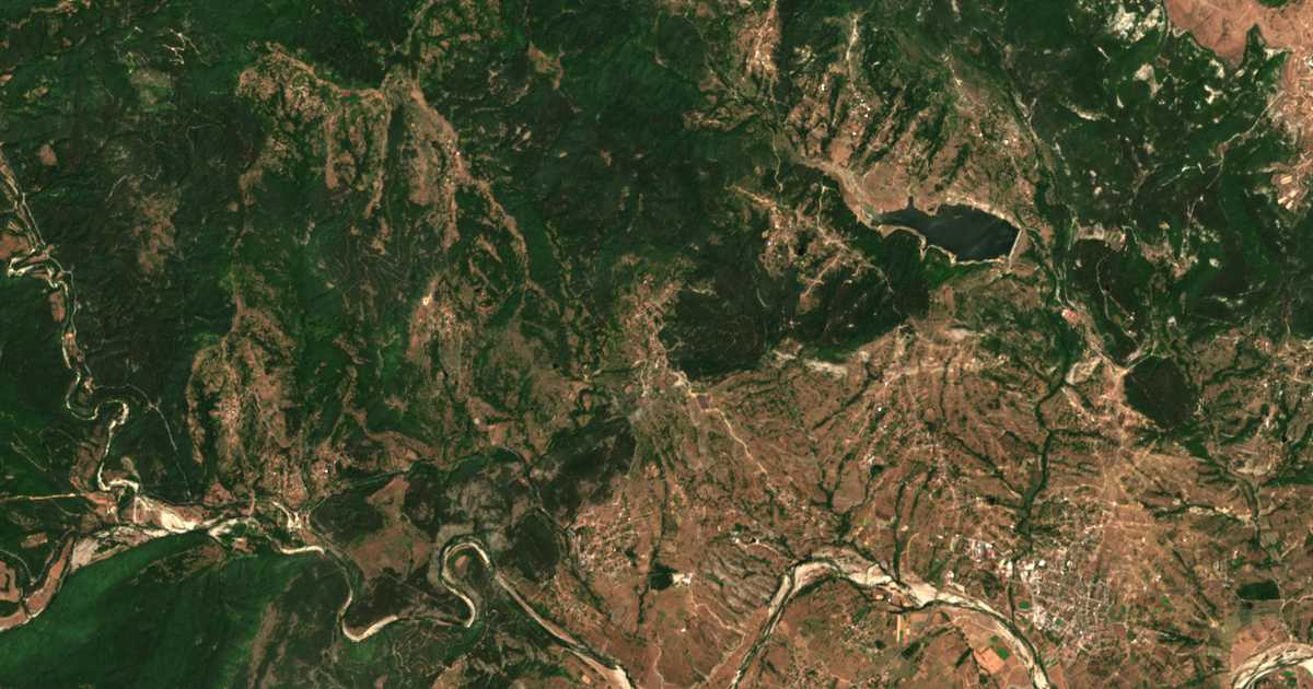 Carte satellite de Zdravchets