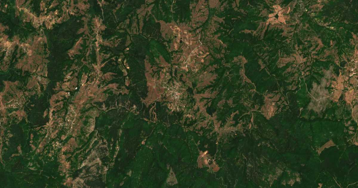 Carte satellite de Avren