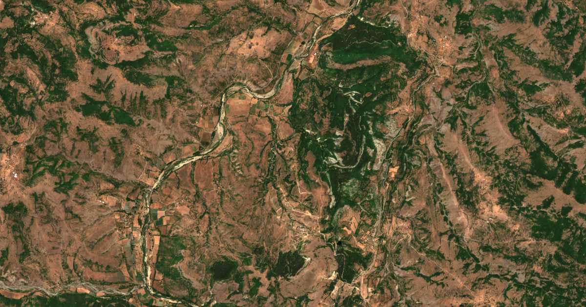 Carte satellite de Baratsi