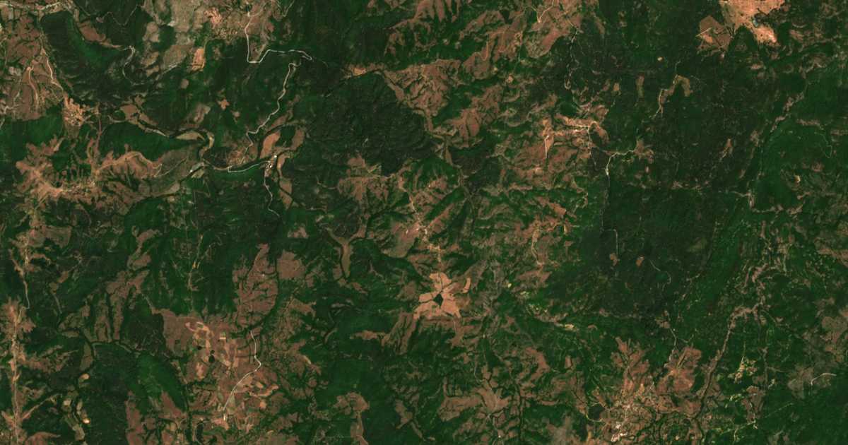 Carte satellite de Blagun