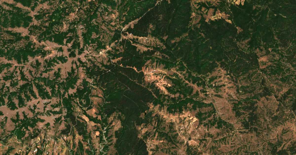 Carte satellite de Doborsko