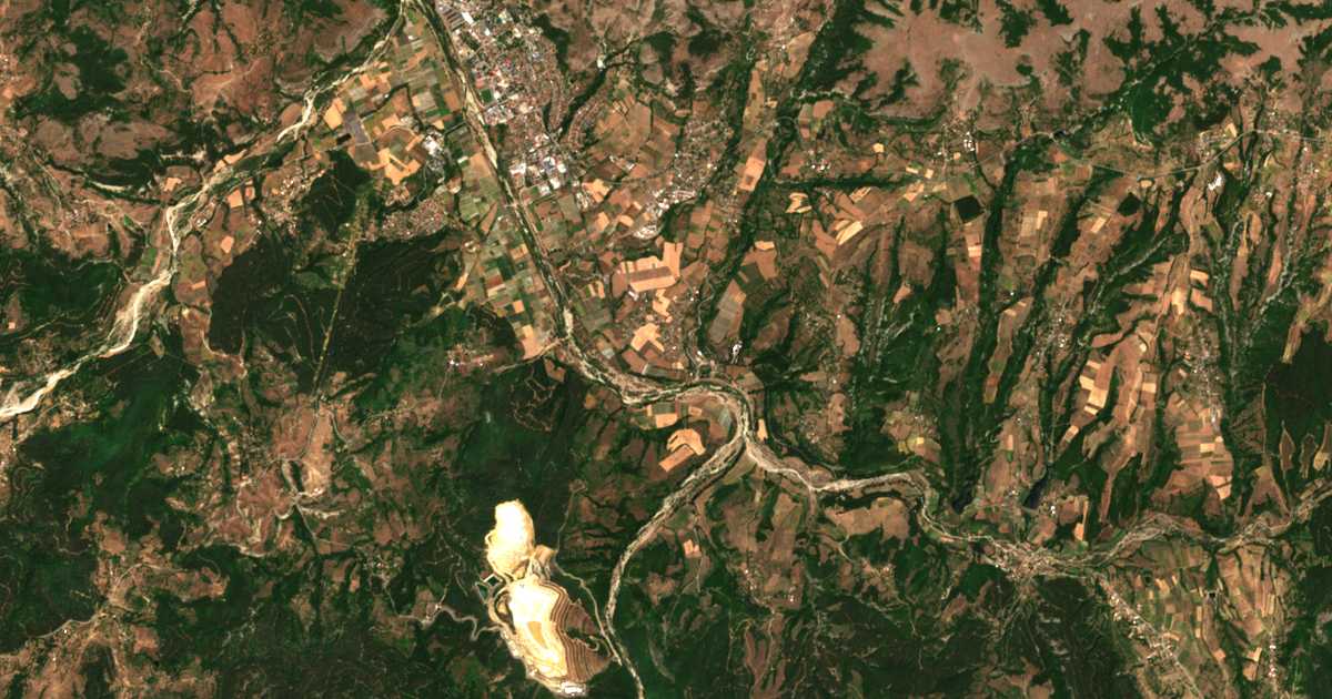 Carte satellite de Edrino