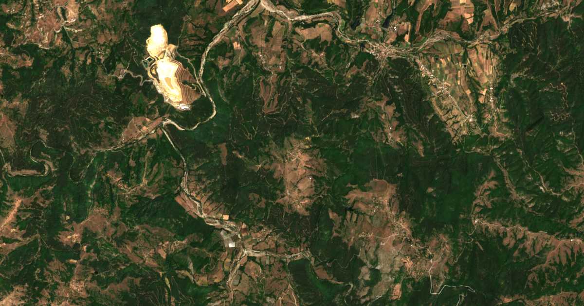 Carte satellite de Guliya