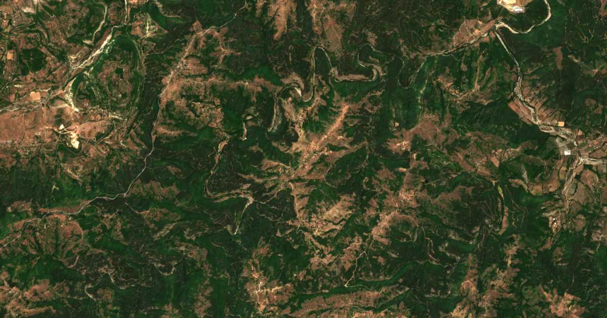 Carte satellite de Hrastovo