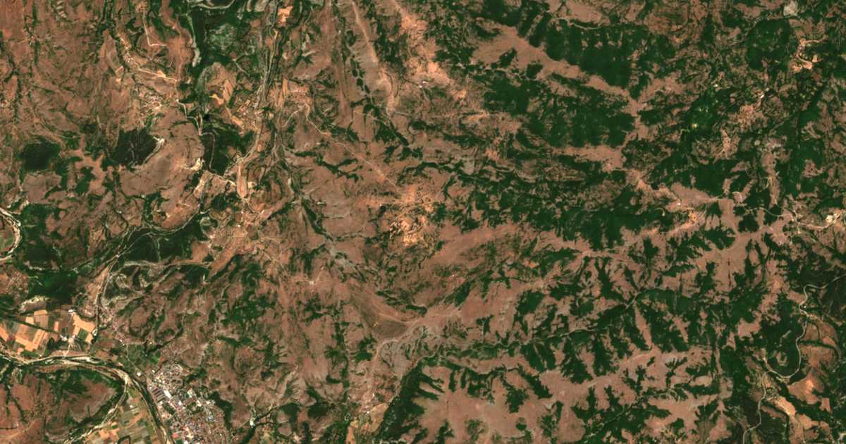 Carte satellite de Kachulka