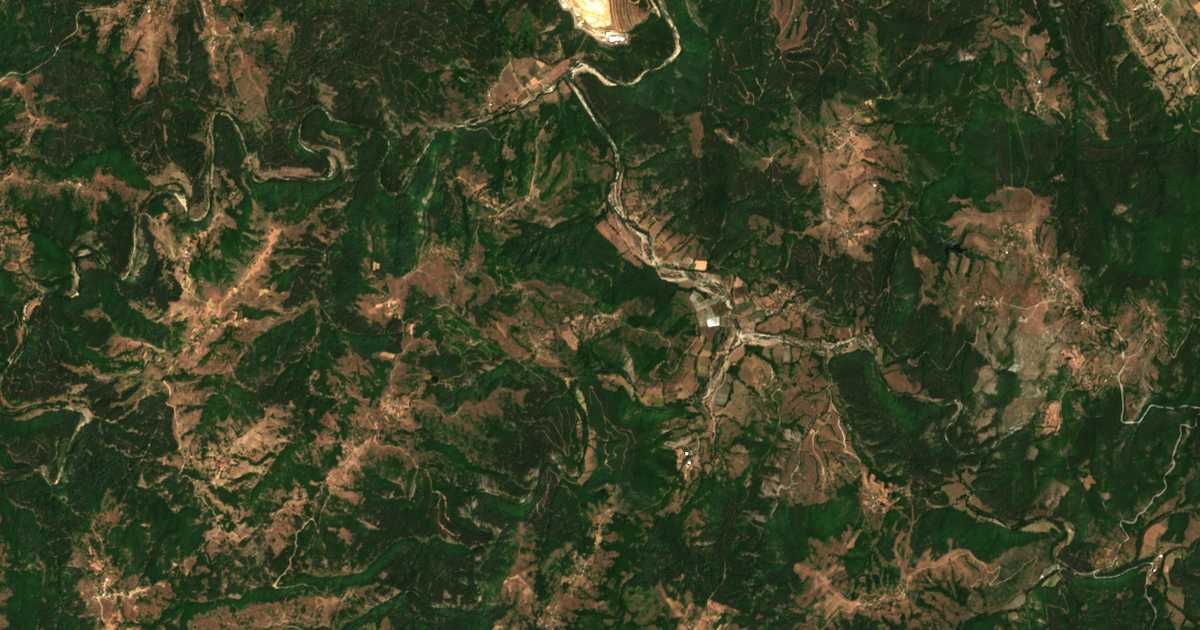 Carte satellite de Kaklitsa