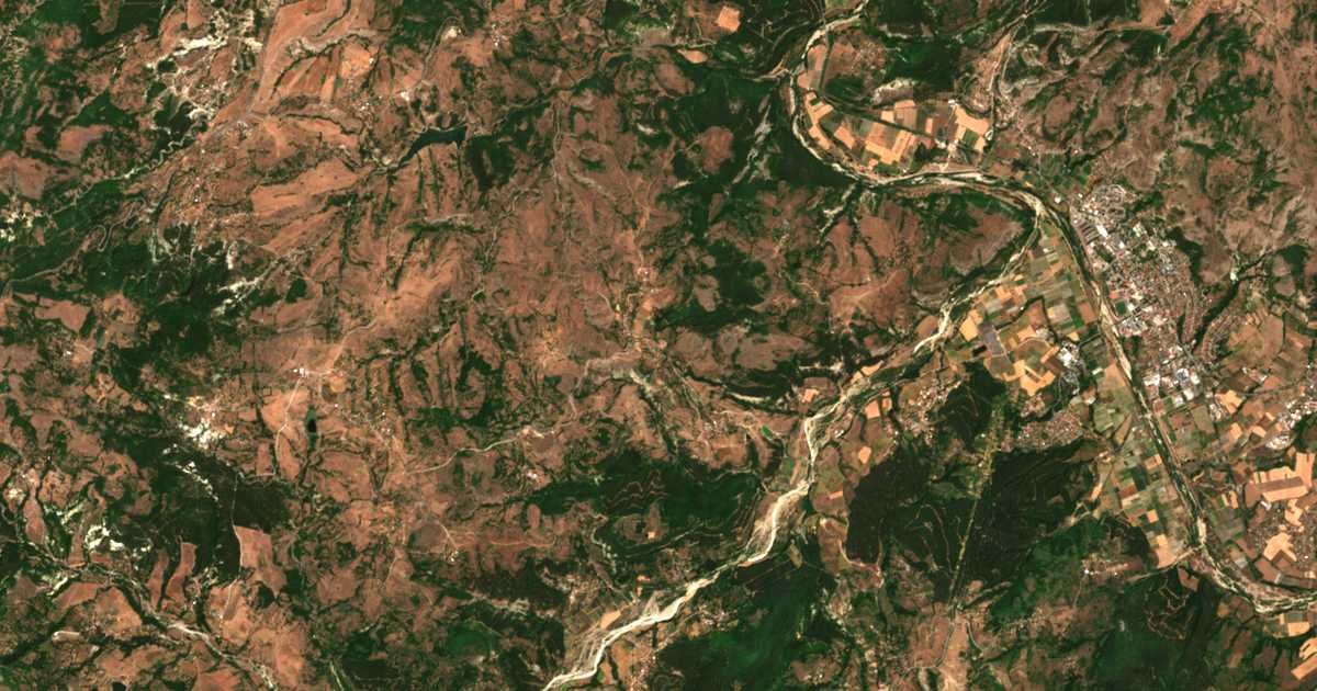 Carte satellite de Lulichka