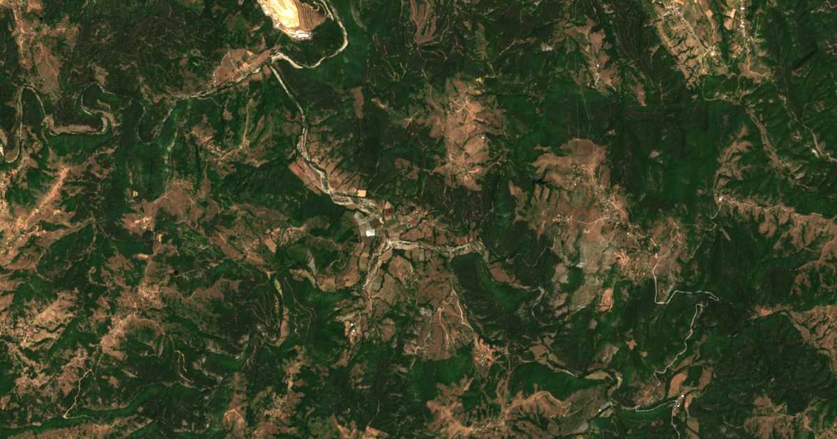 Carte satellite de Malko Kamenyane
