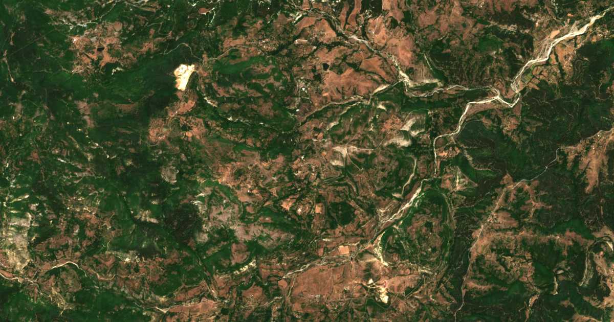 Carte satellite de Metlika