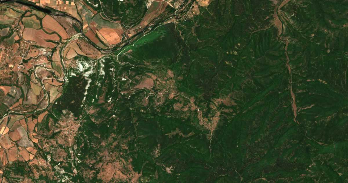 Carte satellite de Oreshari