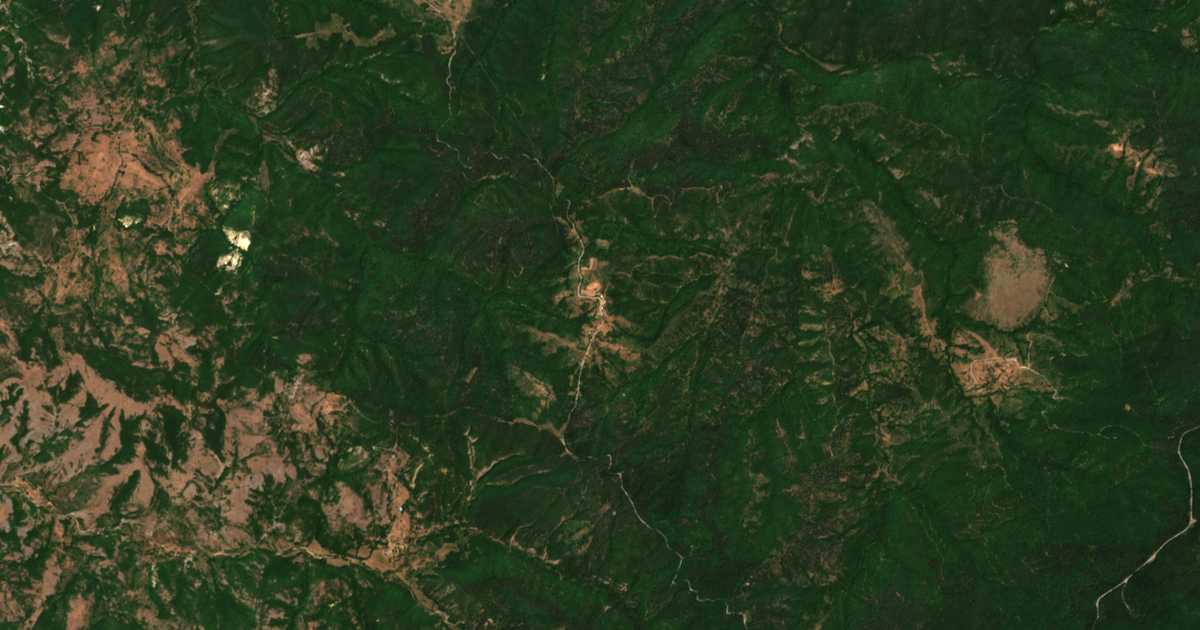 Carte satellite de Padalo