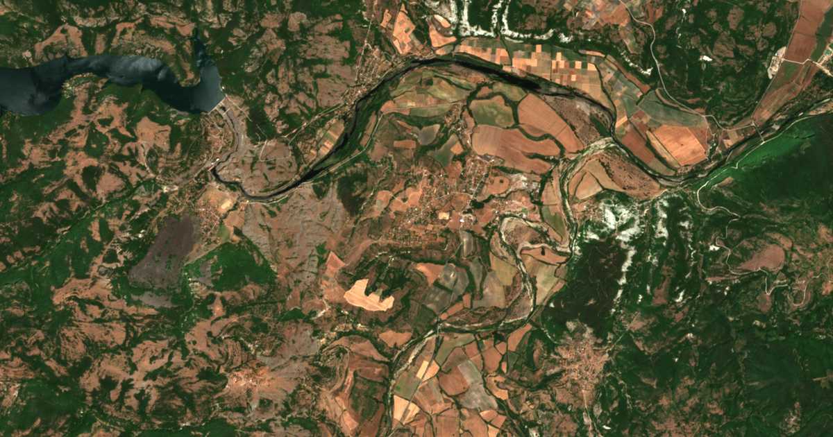 Carte satellite de Potocharka
